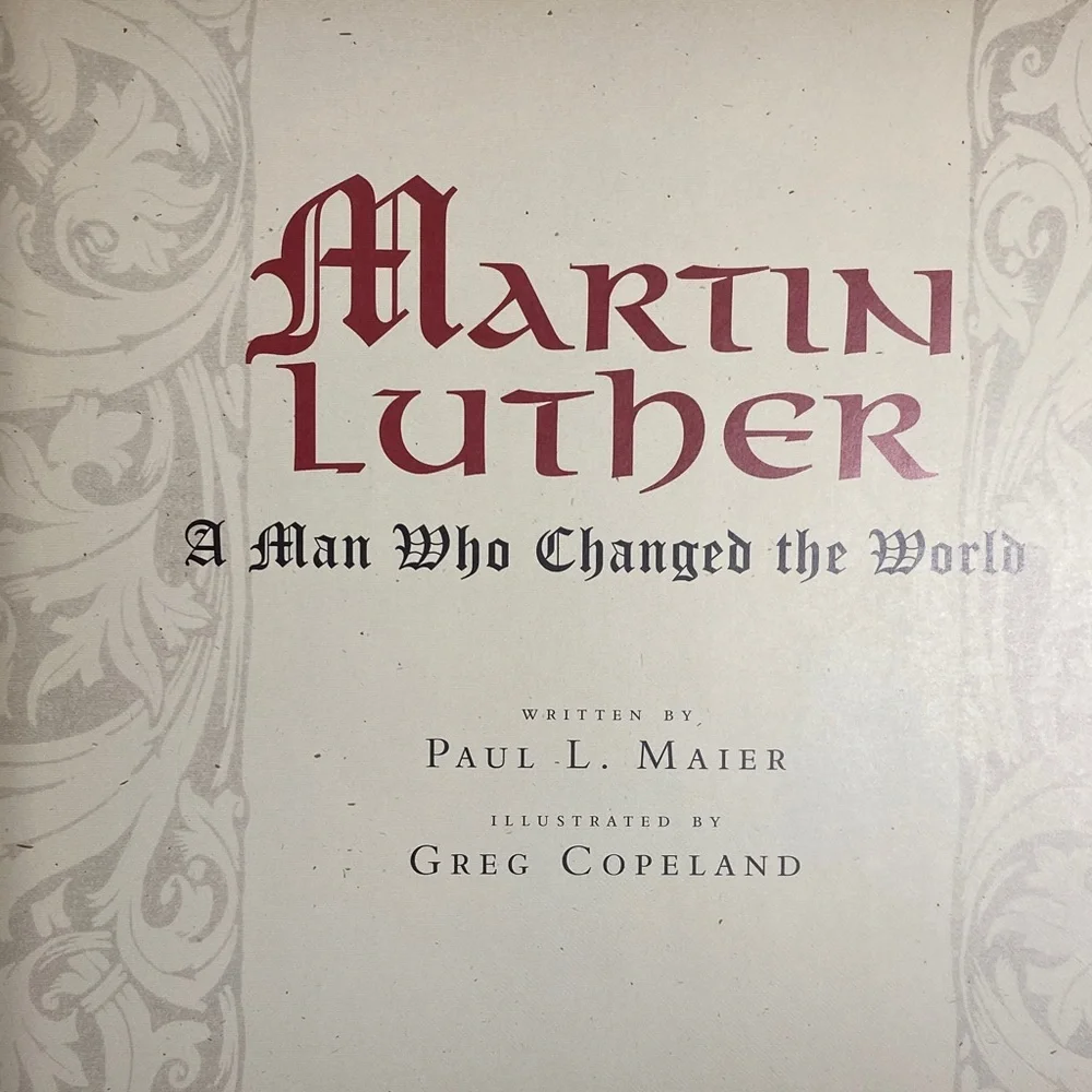 Martin Luther Paul Maier Hardcover 2004 History Biography Illustrated Book